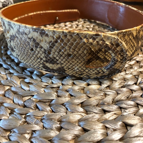 Vintage Jana Python Belt in Size Medium - Picture 3 of 7